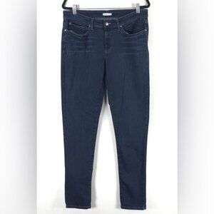 EILEEN‎ FISHER USA🇺🇸MADE ORGANIC COTTON Straight Ankle Stretch Jeans Size 12